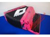 Aliante 3 voice decorated pink piano accordion normally £1099